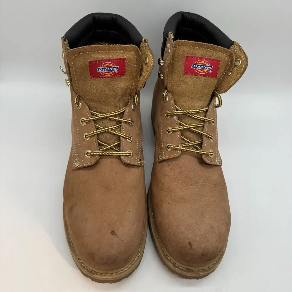 Dickies DW7322 Work Boots Mens 13M Leather Lace-Up Safety Shoes ASTM F2413-05 EH